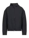 Emporio Armani Man Jacket Midnight Blue Size 44 Linen, Cotton In Black