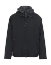 Emporio Armani Man Jacket Midnight Blue Size 46 Virgin Wool, Polyester In Blue