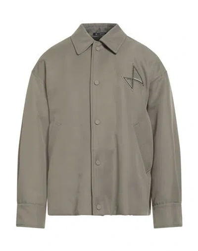 Emporio Armani Man Jacket Military Green Size 46 Polyester