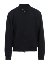 Emporio Armani Man Jacket Navy Size 46 Virgin Wool, Elastane In Blue