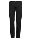 Emporio Armani Man Jeans Black Size 34w-32l Cotton, Elastane In Black