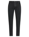 Emporio Armani Man Jeans Black Size 36w-32l Cotton, Polyester, Viscose, Elastane In Black