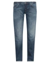 Emporio Armani Man Jeans Blue Size 32w-34l Cotton, Elastane In Blue