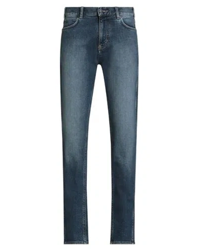 Emporio Armani Man Jeans Blue Size 33 Cotton, Elastane