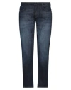 Emporio Armani Man Jeans Blue Size 34w-32l Cotton, Elastane In Blue