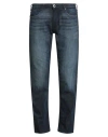 Emporio Armani Man Jeans Blue Size 34w-32l Cotton, Elastane In Blue
