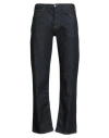 Emporio Armani Man Jeans Blue Size 34w-32l Cotton, Elastane In Blue