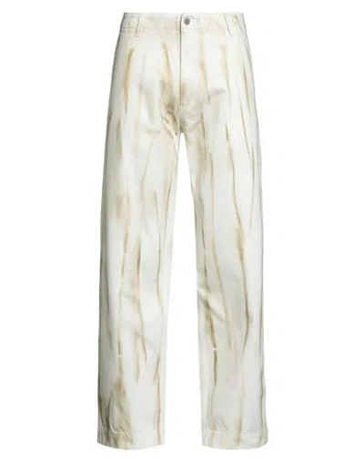 Emporio Armani Man Jeans Ivory Size 32 Cotton