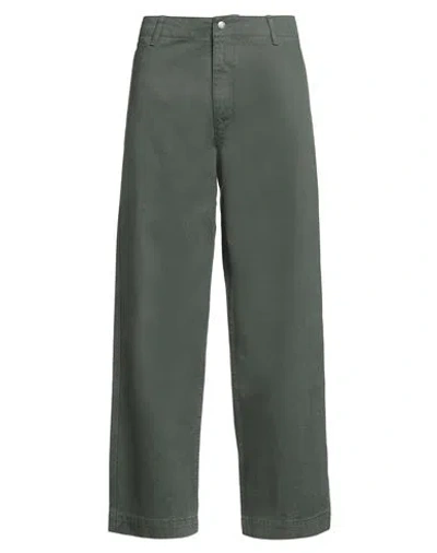 Emporio Armani Man Jeans Military Green Size 34 Cotton In Black