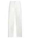Emporio Armani Man Jeans Off White Size 36 Cotton
