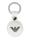 Emporio Armani Man Key Ring White Size - Leather In White