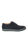 Emporio Armani Man Lace-up Shoes Midnight Blue Size 7 Leather
