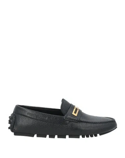 Emporio Armani Man Loafers Black Size 9 Calfskin