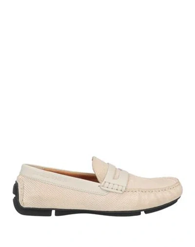 Emporio Armani Suede Driving Shoes In Dove Grey