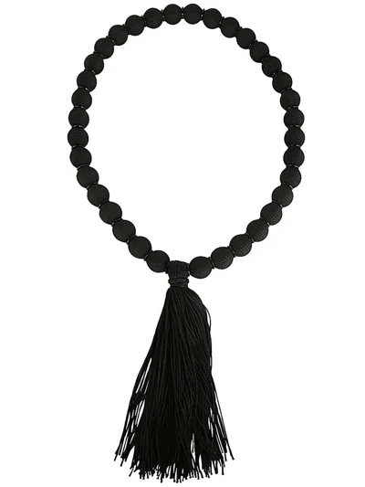 Emporio Armani Man Necklace Accessories In Black