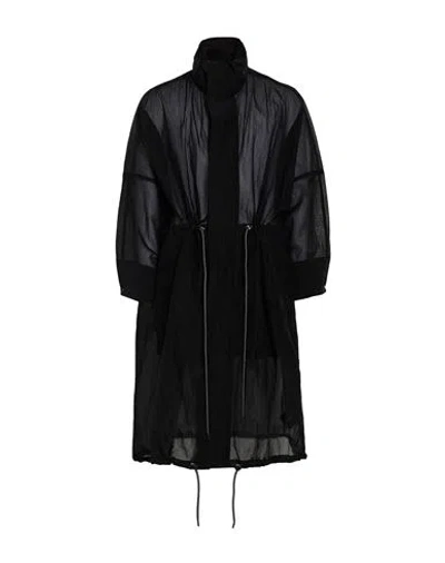 Emporio Armani Man Overcoat & Trench Coat Black Size 46 Polyamide