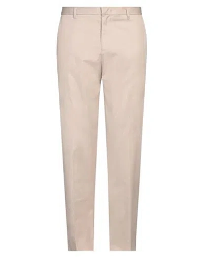 Emporio Armani Man Pants Beige Size 32 Cotton, Elastane