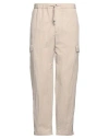Emporio Armani Man Pants Beige Size 38 Polyester, Viscose, Polyamide In Beige