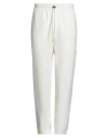 Emporio Armani Man Pants Beige Size L Cotton, Cashmere In White