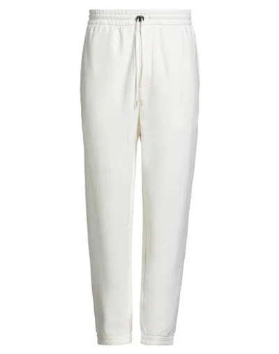 Emporio Armani Man Pants Beige Size L Cotton, Cashmere In White