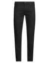 Emporio Armani Man Pants Black Size 33 Cotton, Elastomultiester In Black