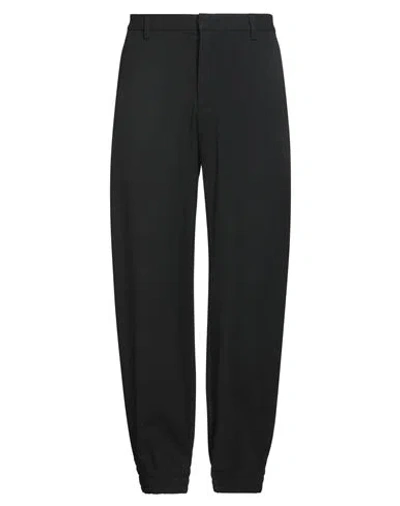 EMPORIO ARMANI EMPORIO ARMANI MAN PANTS BLACK SIZE 36 POLYESTER, VISCOSE, ELASTANE