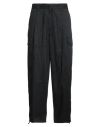 Emporio Armani Man Pants Black Size 38 Cotton, Polyamide, Elastane In Black