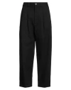 Emporio Armani Man Pants Black Size 40 Cotton In Black