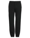 Emporio Armani Man Pants Black Size 40 Polyester, Viscose, Elastane In Black
