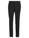 Emporio Armani Man Pants Black Size 40 Virgin Wool, Elastane In Black
