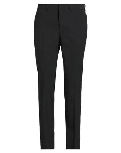 Emporio Armani Man Pants Black Size 40 Virgin Wool, Elastane