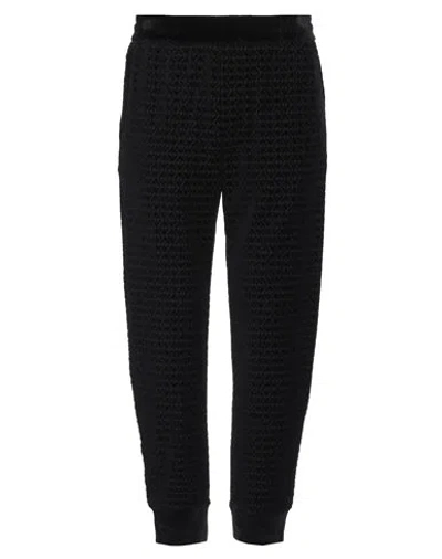 Emporio Armani Man Pants Black Size Xs Cotton, Polyamide