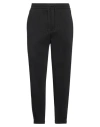 Emporio Armani Logo Webbing Stripe Sweatpants In Black