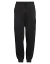 Emporio Armani Logo Webbing Stripe Sweatpants In Black