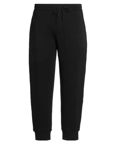 Emporio Armani Man Pants Black Size L Cotton, Polyester, Elastane