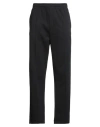 Emporio Armani Man Pants Black Size L Cotton, Polyester, Elastane In Black