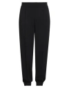 Emporio Armani Woman Pants Black Size L Viscose, Polyester, Elastane