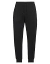 Emporio Armani Logo Webbing Stripe Sweatpants In Black