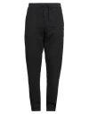 Emporio Armani Man Pants Black Size Xl Cotton, Elastane