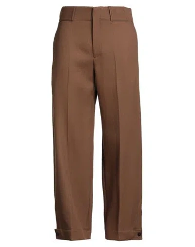 Emporio Armani Man Pants Brown Size 44 Virgin Wool
