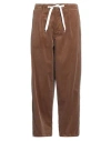 Emporio Armani Man Pants Camel Size 36 Cotton In Beige