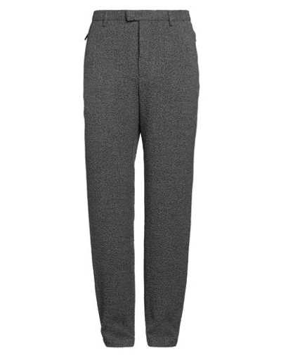 Emporio Armani Man Pants Charcoal Size 42 Virgin Wool, Elastane In Grey