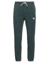 Emporio Armani Man Pants Dark Green Size M Cotton, Polyester, Elastane In Green