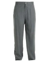 Emporio Armani Man Pants Grey Size 30 Viscose, Lyocell, Polyester In Gray