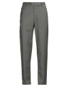Emporio Armani Man Pants Grey Size 40 Virgin Wool In Blue