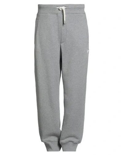 Emporio Armani Man Pants Grey Size L Cotton In Gray
