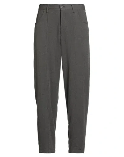 Emporio Armani Man Pants Khaki Size 36 Wool, Polyester, Elastane In Gray