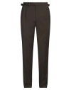 Emporio Armani Man Pants Chocolate Brown Size 36 Virgin Wool In Beige