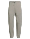 Emporio Armani Man Pants Khaki Size L Cotton, Polyester, Elastane In Gray