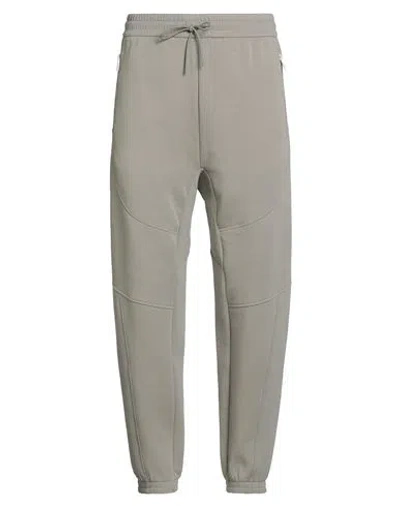 Emporio Armani Man Pants Khaki Size L Cotton, Polyester, Elastane In Gray